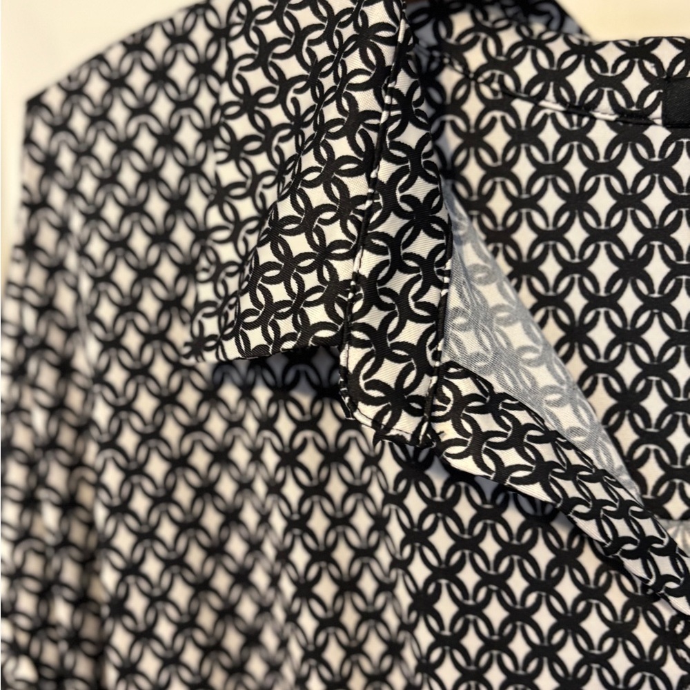 NEL + LO XL Black and White Patterned Dress - Picture 4 of 8